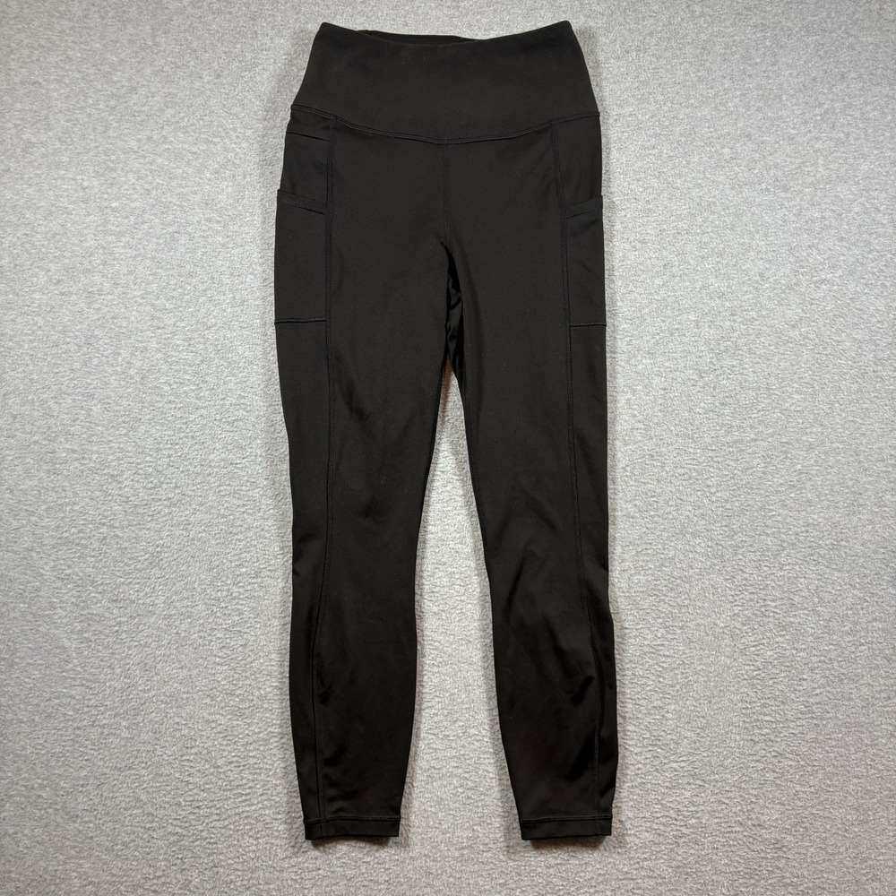 Patagonia Women Pack Out Black Leggings Pants Hiking Pockets Outdoors Gorpcore